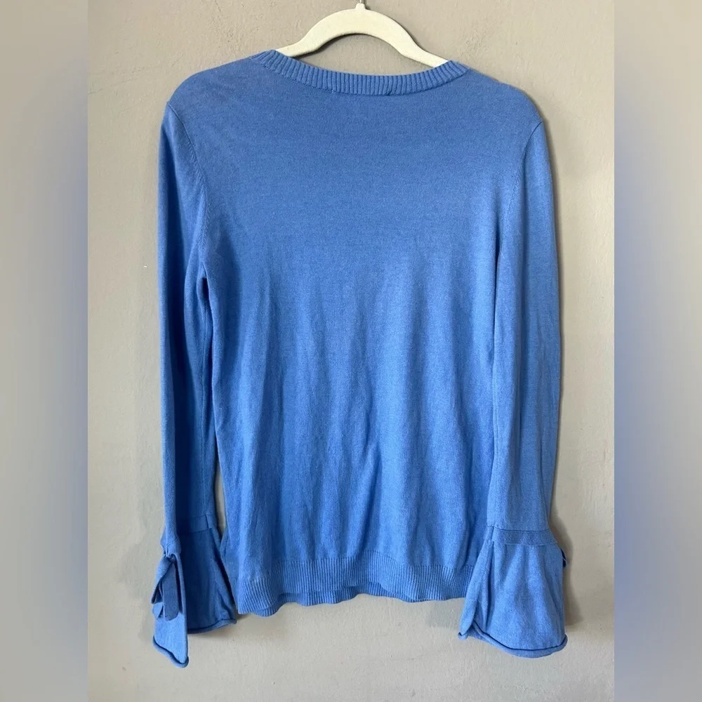 Michael Kors Blue Knit Sweater